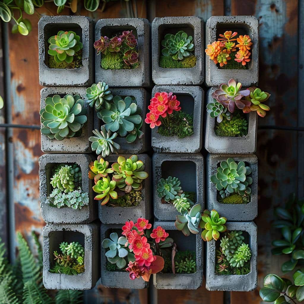 Les matériaux nécessaires pour votre jardinière en blocs de béton