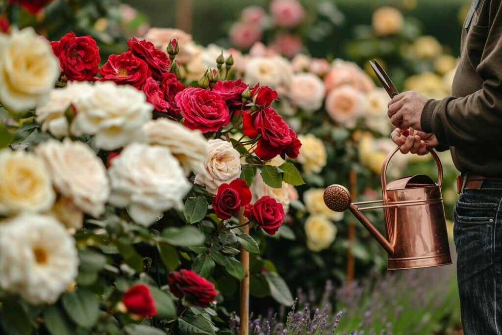 Culture des rosiers : Techniques avancées pour des floraisons époustouflantes