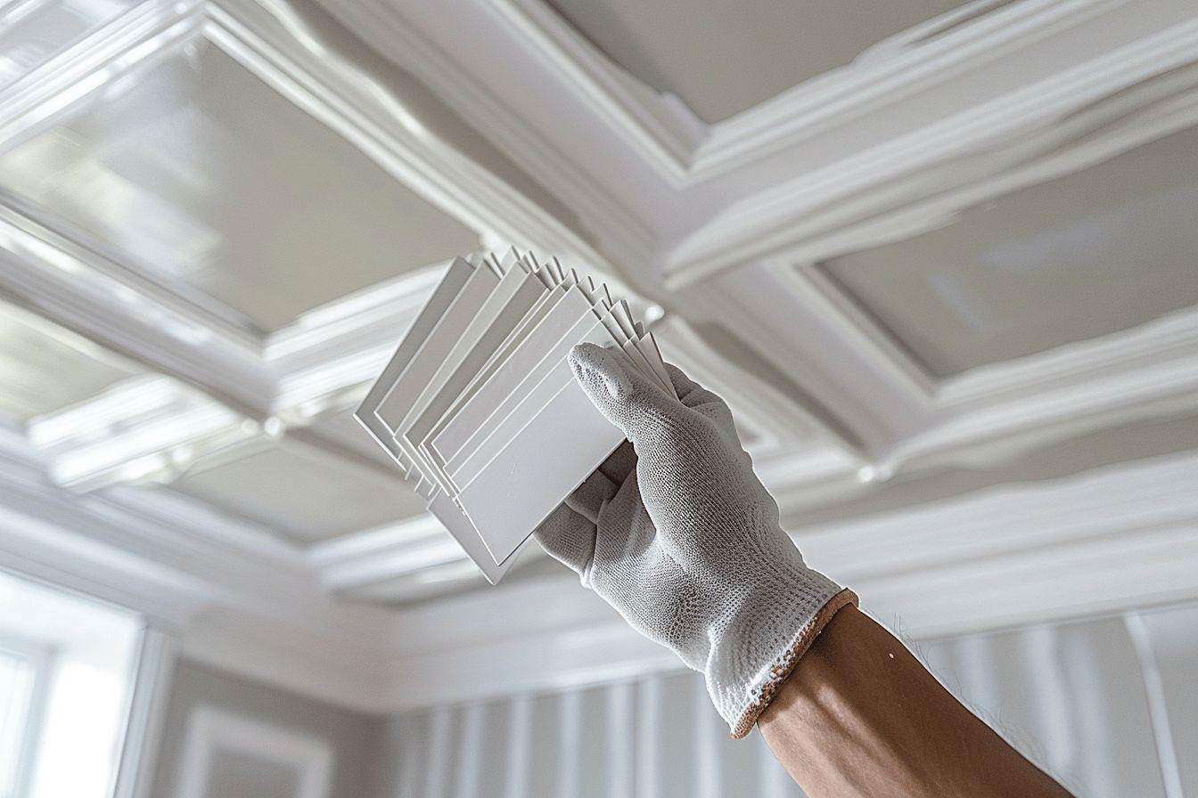La peinture du plafond, mate ou satinée?