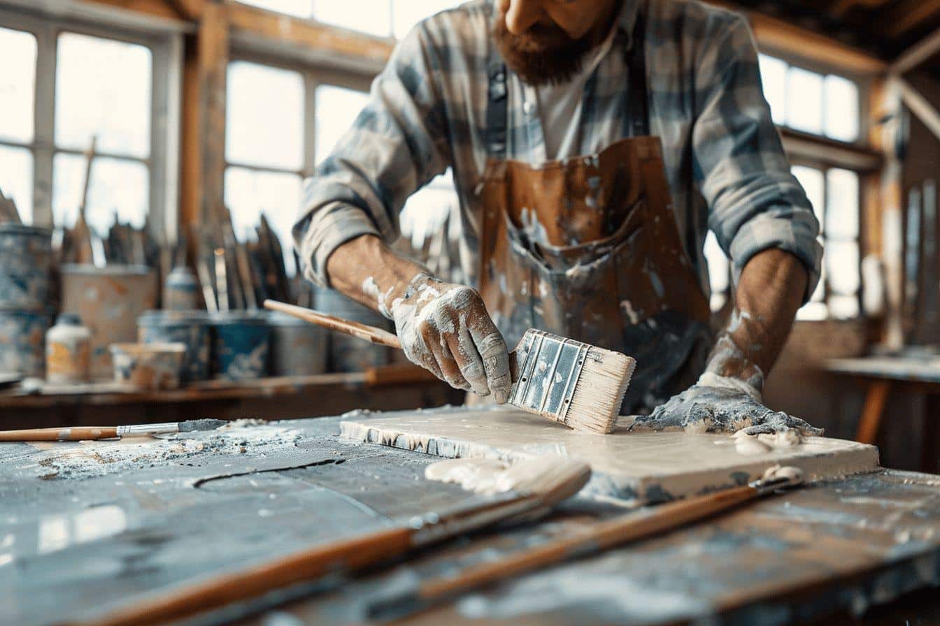 La peinture du plafond, mate ou satinée?