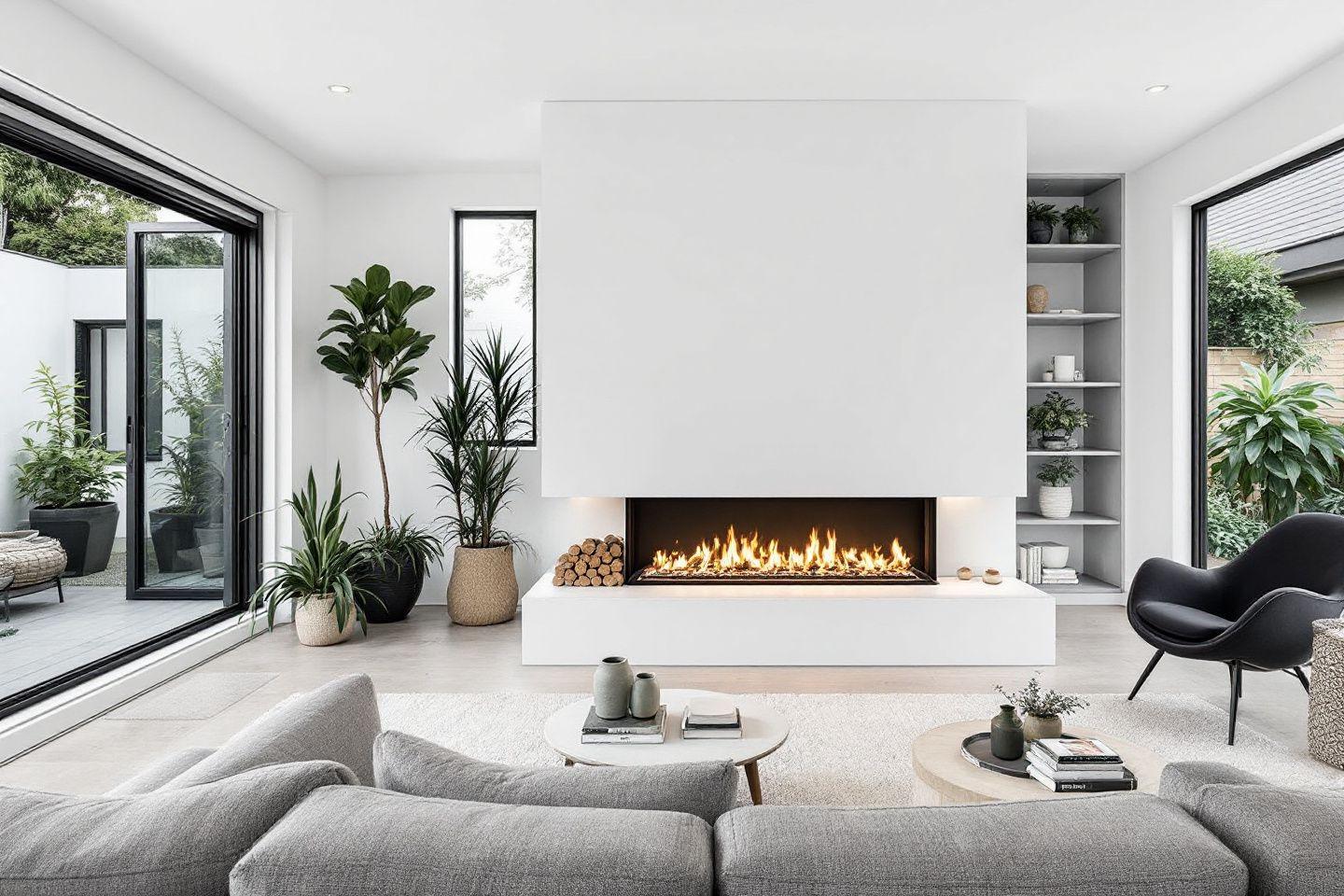 Déco cheminée moderne : Comment décorer votre cheminée avec des éléments de votre jardin ?